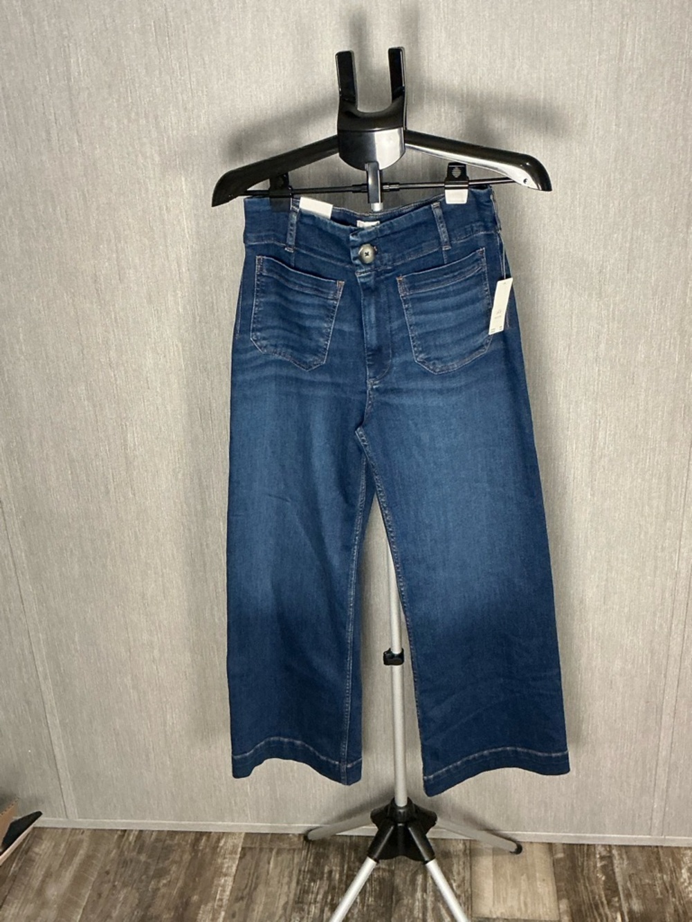 Maeve Dark Blue Wide-Leg Jeans Size 29x29 - Picture 12 of 12